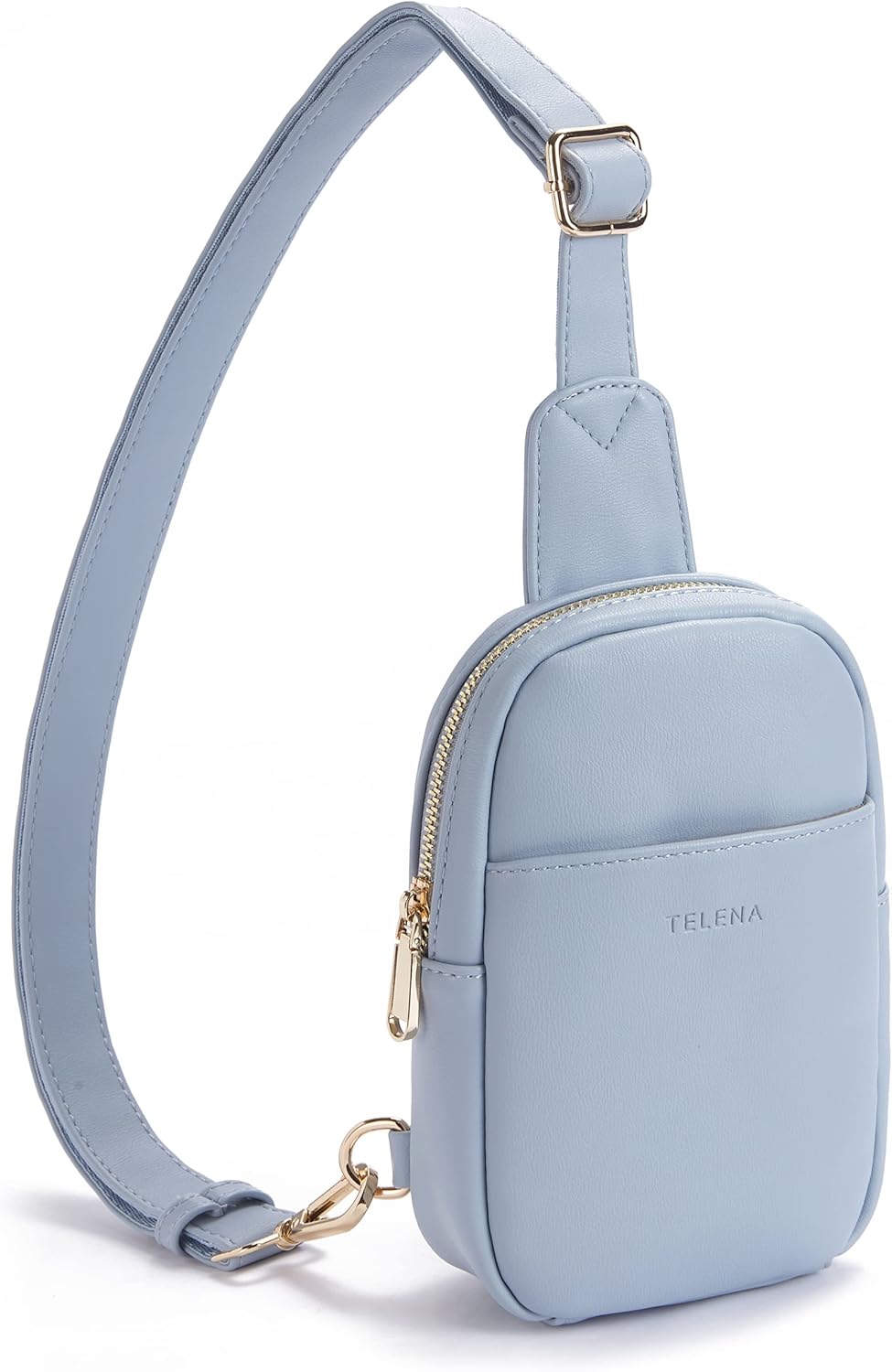 Telena Small Sling Bag for Women Leather Crossbody Fanny Packs Chest