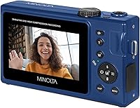 Vista 4 de Minolta 48MP Autofocus Digital Camera with Selfie Mirror – 4K Ultra HD Video, 16x Digital Zoom, 3.0” LCD, Face Detection, Smile Capture, Scene