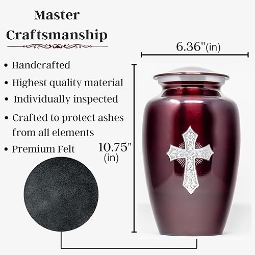 Miniatura 6 de Urnas de cremación para cenizas  Urnas para cenizas adultos hombres y mujeres  Urnas decorativas  Urnas para adultos  Urnas funerarias  Urnas de