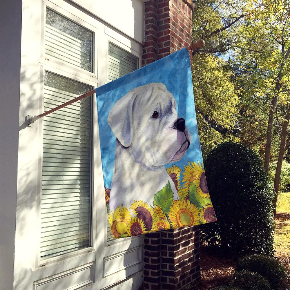 Caroline's Treasures SS4142CHF Boxer Canvas House Flag, Large, Multicolor