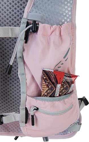 Miniatura 9 de Chaleco ligero para correr para mujeres y hombres, mochila de hidratación con bolsa de vejiga de agua de 1.5 L, accesorios para senderismo,