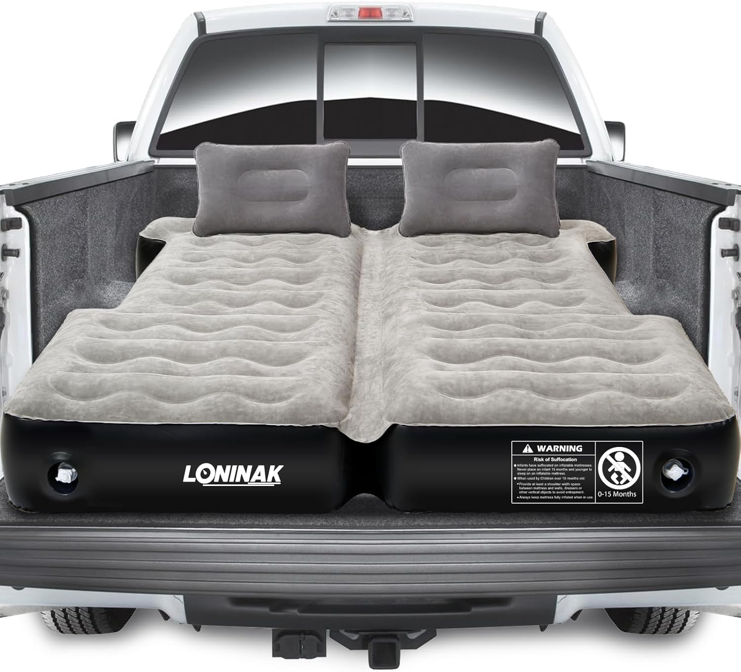 Loninak Truck Bed Air Mattress 5.55.8 ft, Inflatable Air