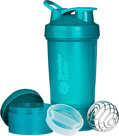 Amazon ブレンダーボトル 日本正規品 ミキサー シェーカー ボトル Pro Stak 22オンス 650ml ティール pse22 Fctea ブレンダーボトル ドラッグストア