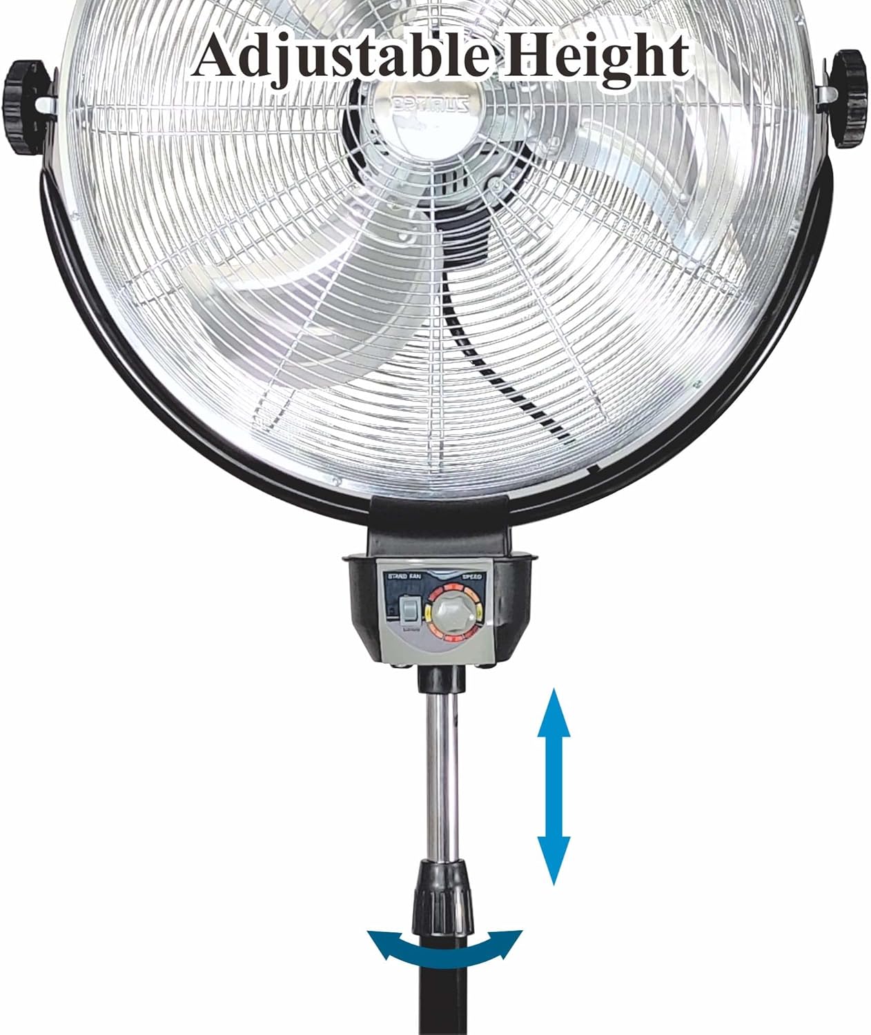 Optimus F-4205 20" Industrial Grade HV Oscillating Stand Fan