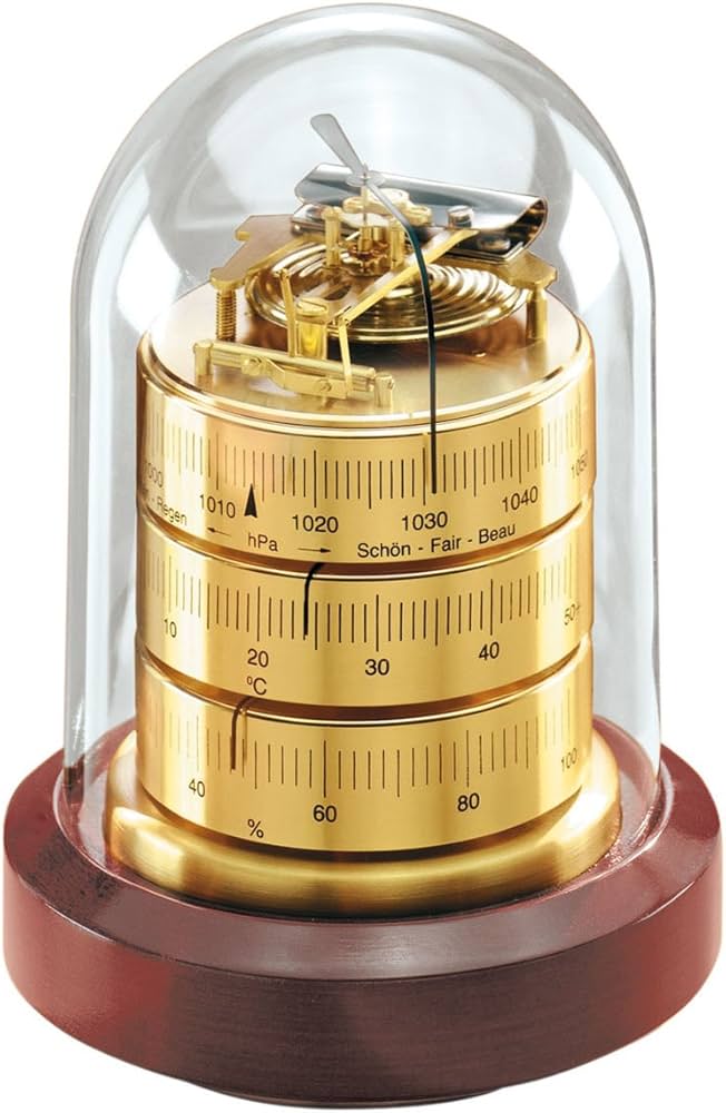 ◇ BARIGO 温湿気圧計 H165mm ◇ Barigo weather station barometer