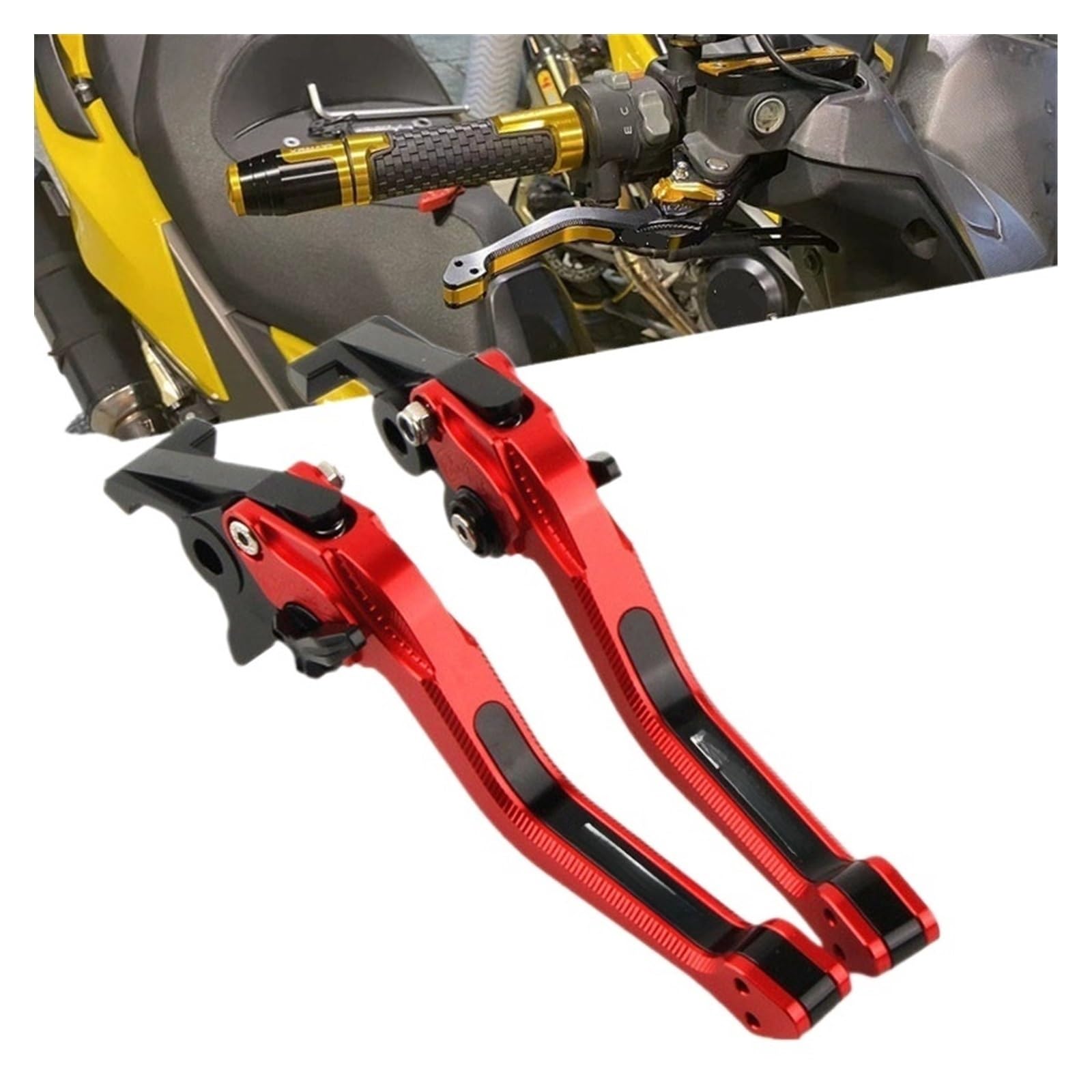 Ewsjg Z800 Red For Kawa&Saki Z400 Z650 Z800 2021-2023 Motorcycle Cnc Clutch Levers Handle Accessories Adjustable Brake Clutch Levers Clutchs Brakes Handle Levers