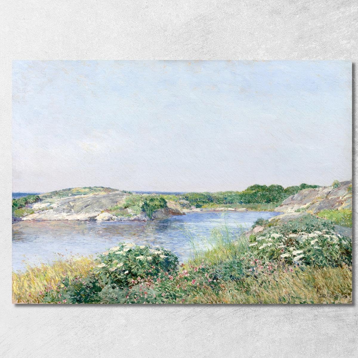 Tableau imprimé sur toile grand format encadré prêt à poser fch22
