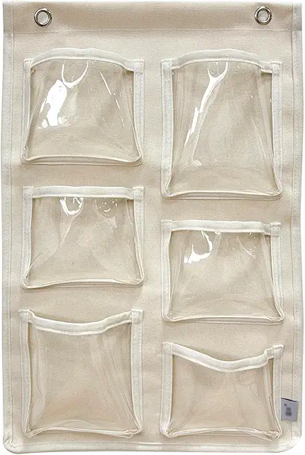 Hanging wall pocket organizer kids room