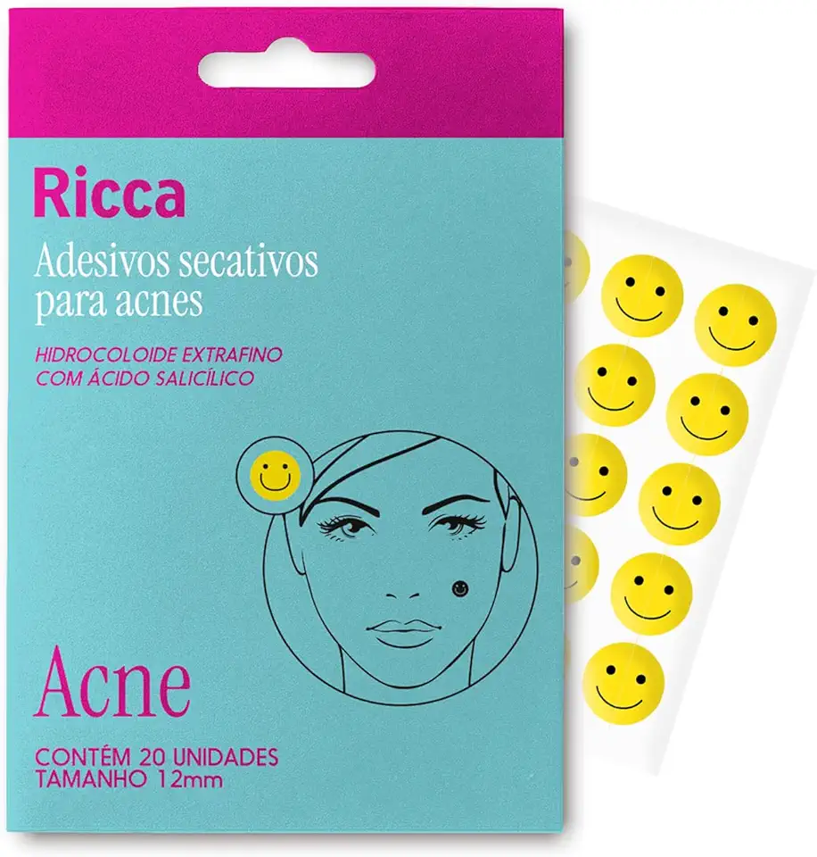 ADESIVOS SECATIVOS PARA ACNES SMILE RICCA