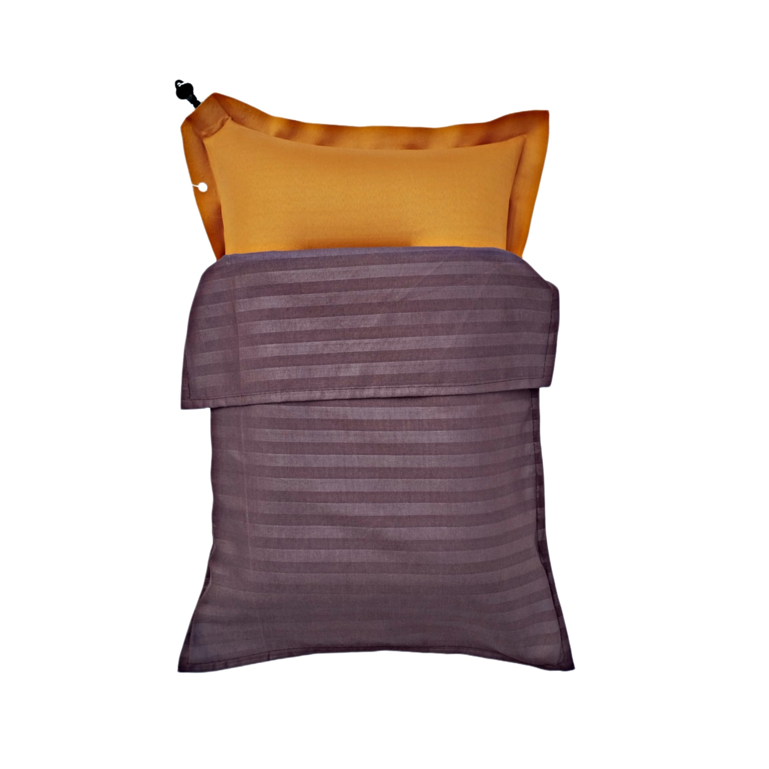 RAV Multi Color Cotton Travelling Air Pillow with Cotton Pillow Cover. Pillow for Travel in Bus, Train and Flights. Neck Supporting Pillow (Pack of 1 Pcs.)-picture-16