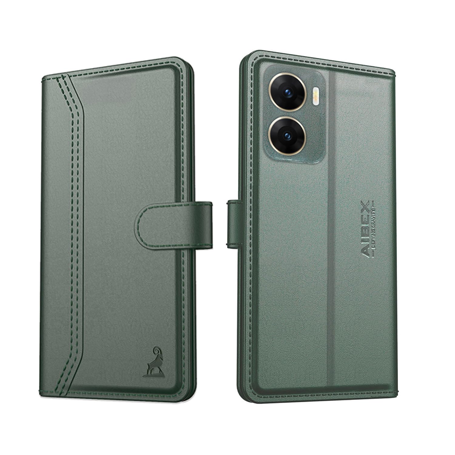AIBEX ® Vivo V29e 5G Flip Cover Leather Finish | Inside TPU with Card Pockets | Wallet Stand | Complete Protection Flip Case Green (B0CK5KN26F) Amazon Price History, Amazon Price Tracker