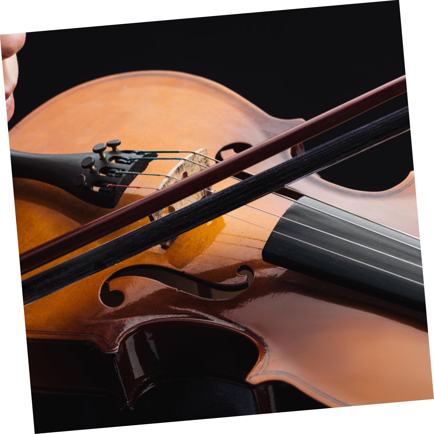 ifundom 5pezzi Accessori Per Violoncello Ricambio Professionale Pelo Di Cavallo Per Da Facile Installazione e Ottima Funzionalità Per Musicisti Principianti e Professionisti