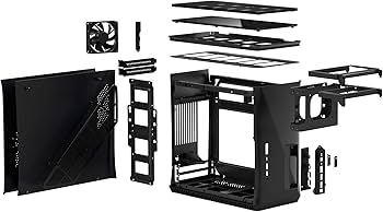Amazon | Fractal Design Era ITX Carbon TG ミニタワーPCケース 強化