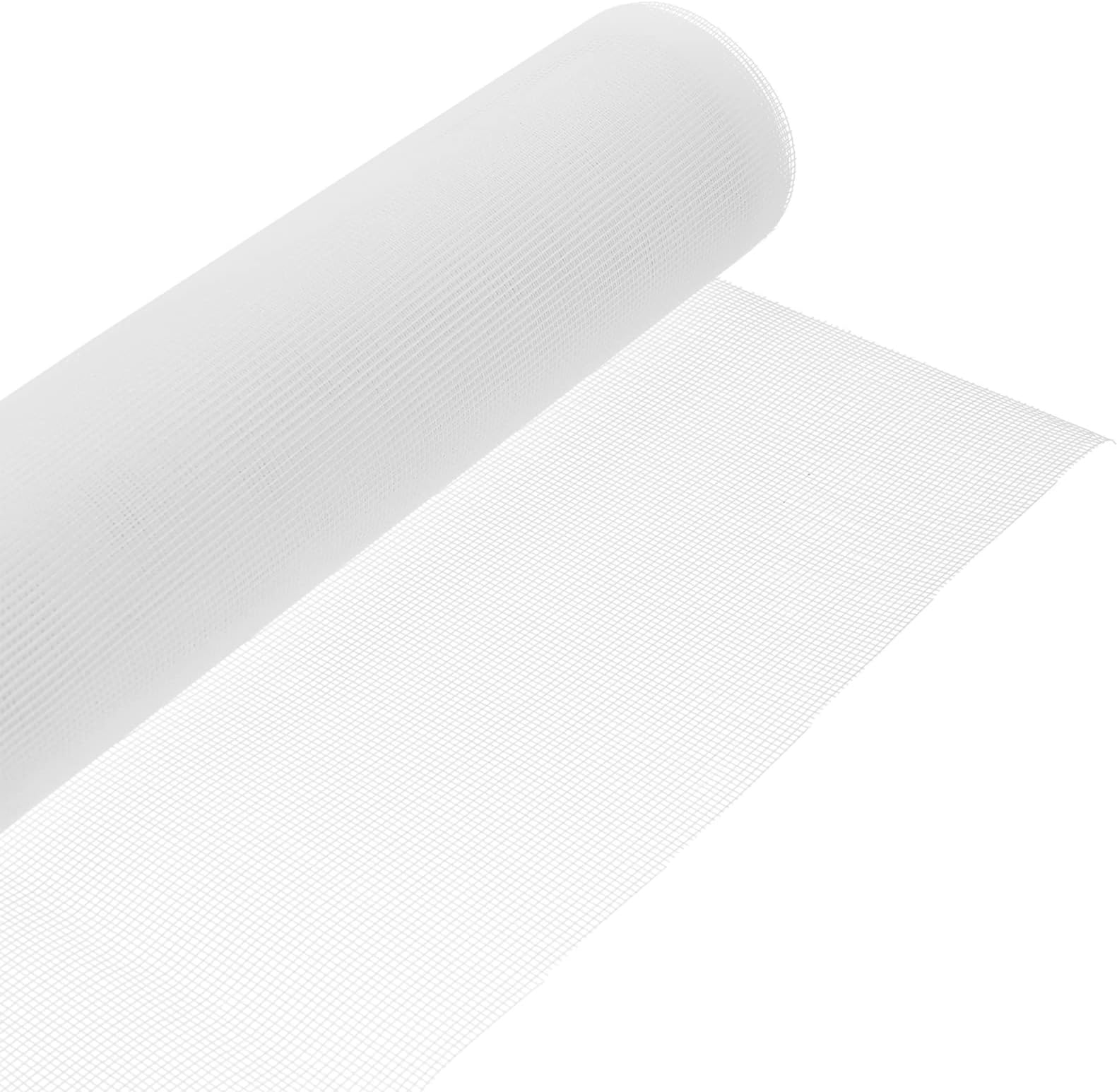 Stockroom Plus Replacement Window Screen Mesh Roll for Patio, Windows, Sliding Doors (White, 59 x 118 Inches)