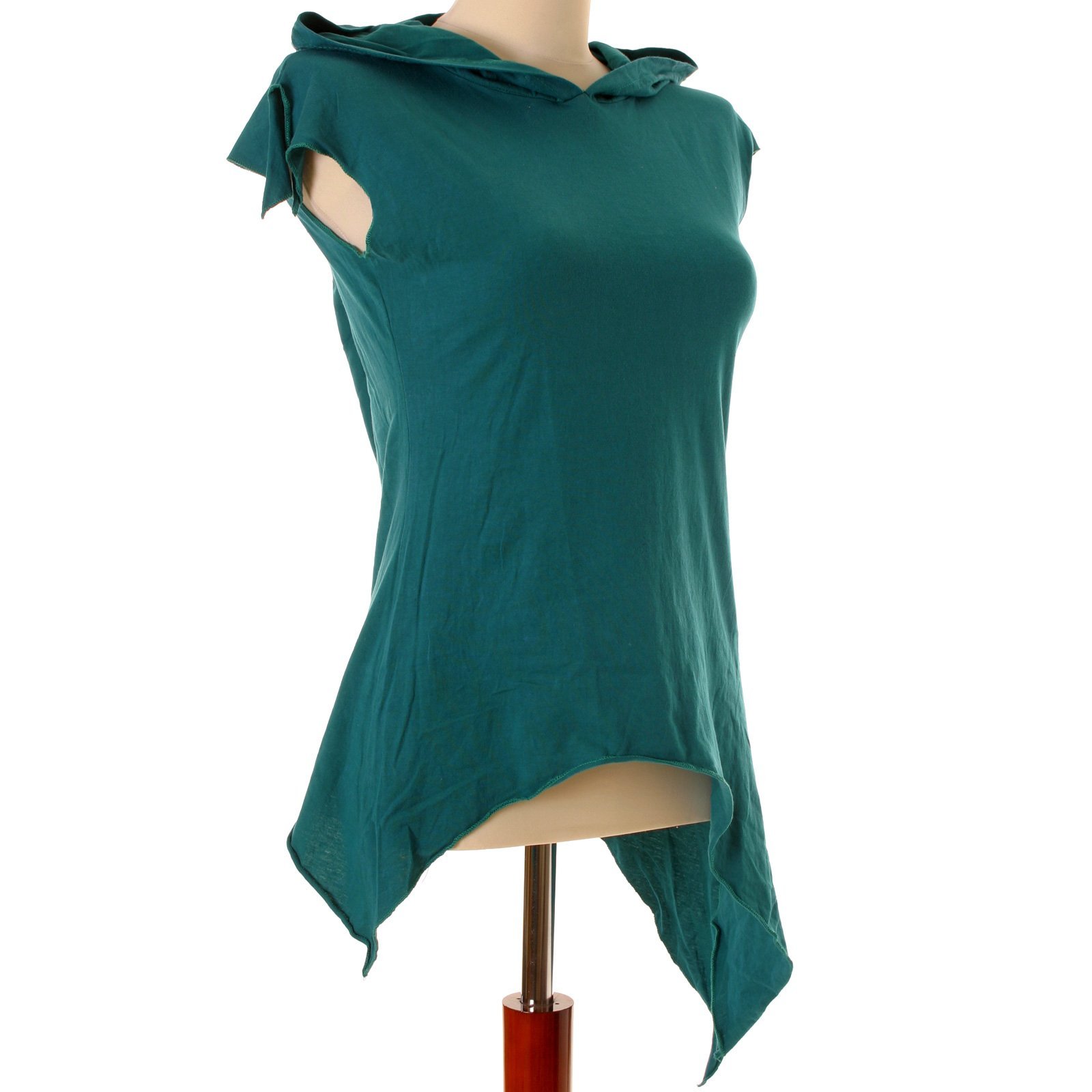 Vishes - Alternative Bekleidung - Zipfelshirt mit Zipfelkapuze aus Baumwolle