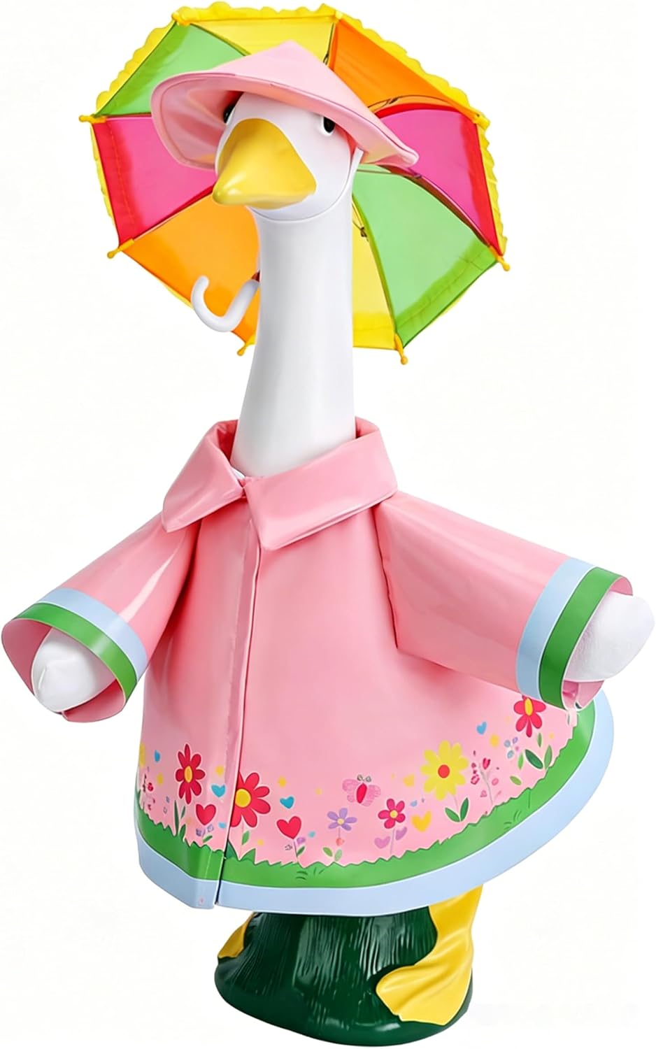 HALO RAIN 3 Pcs/Set Raincoat Porch Goose Outfits for 23" Goose Statue