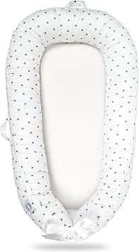 EAQ Baby Nest Pod for Newborn,Baby Sleep Pod Soft Breathable 100% Cotton Napping or Traveling for 0-12 Months,Travel & Baby Essential Gift for Newborn