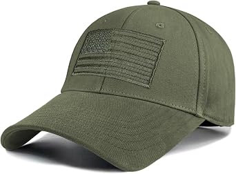 OUTDOOR SHAPING American Flag Embroidery Dad Hat - Soft Washed Cotton USA Army Tactical Operator Military for Men Women