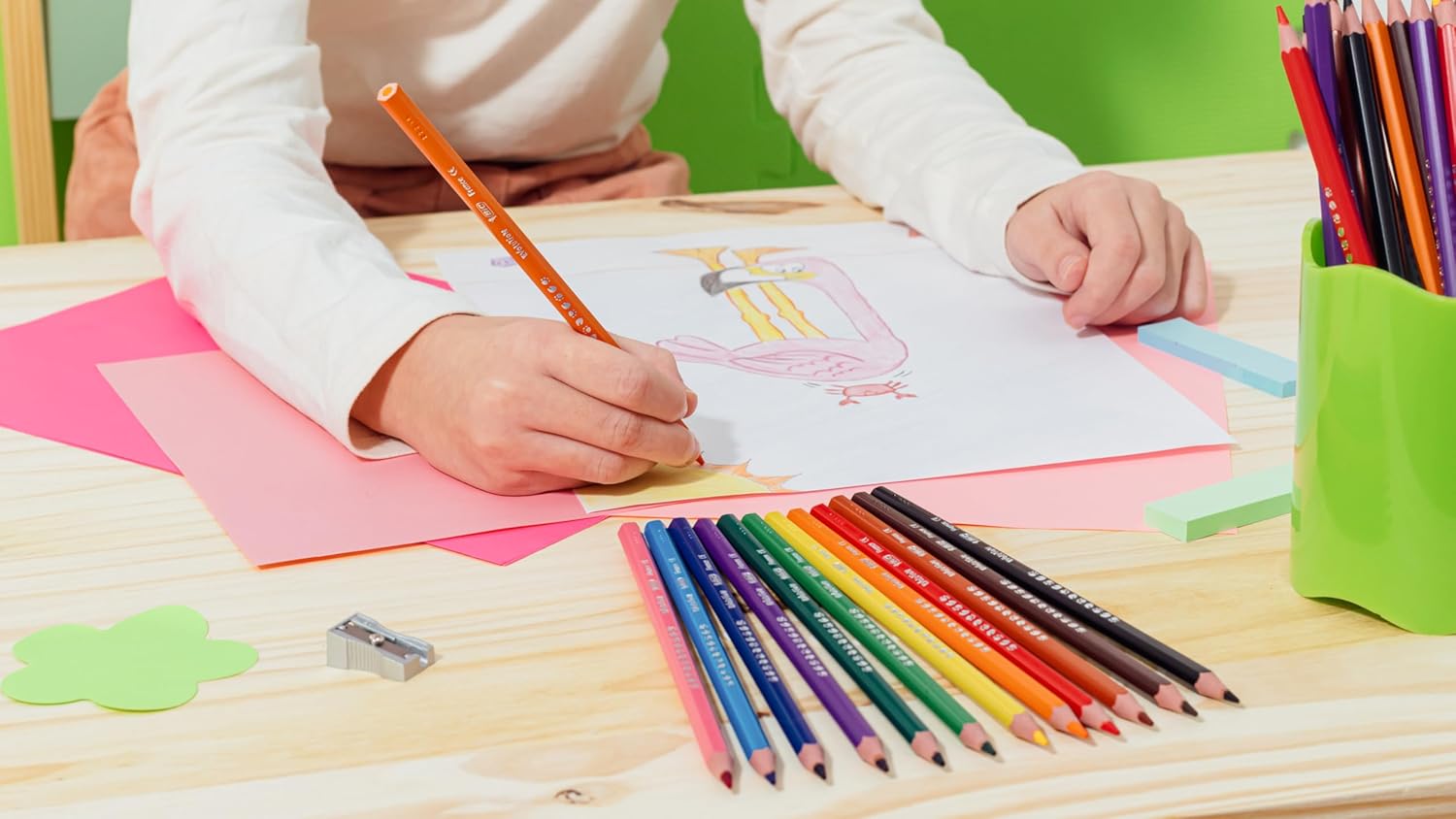 BIC Kids Evolution Colouring Pencils – Assorted Colours, Durable Case - View #5