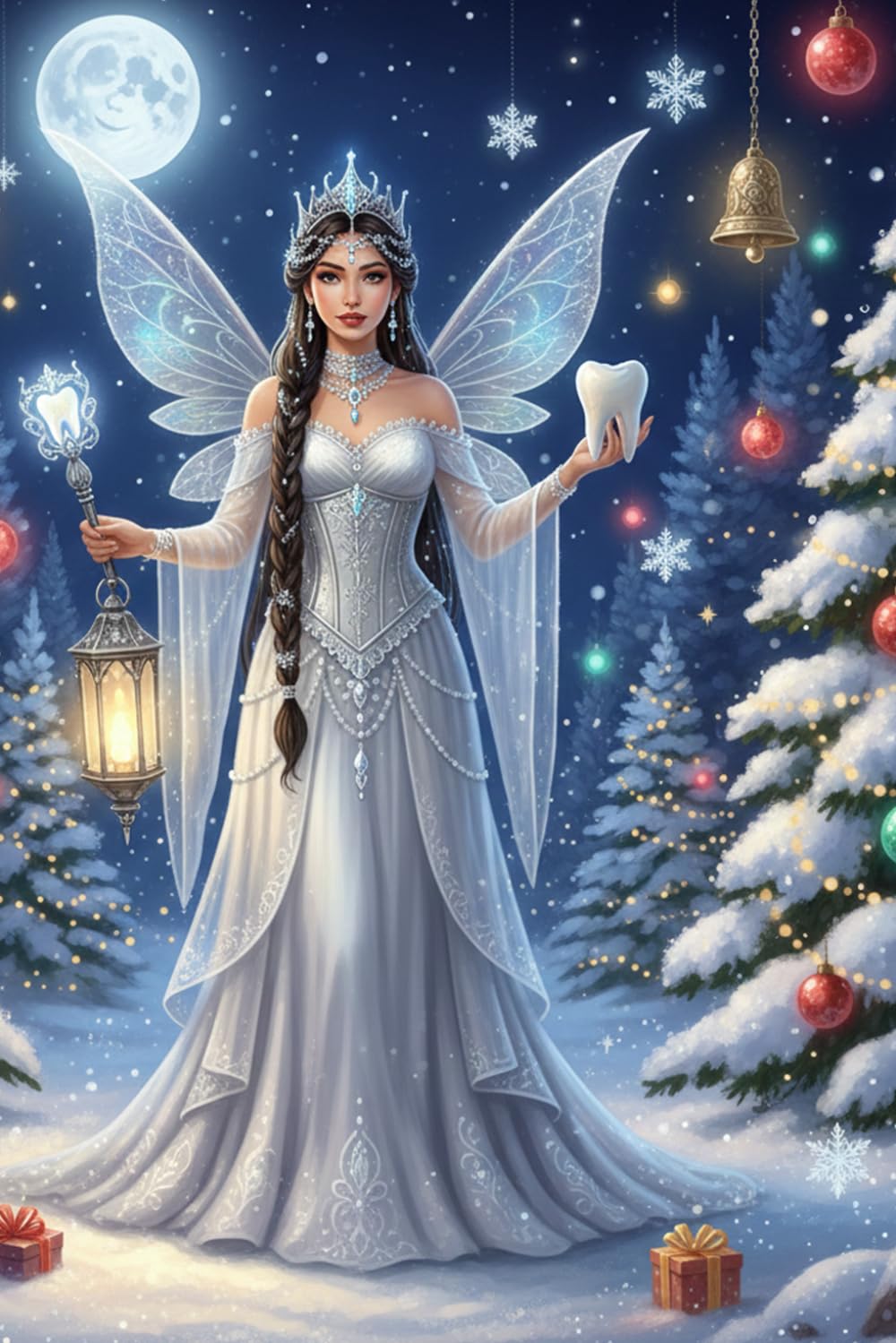 Christmas tooth fairy notebook A5 80/250 white pages