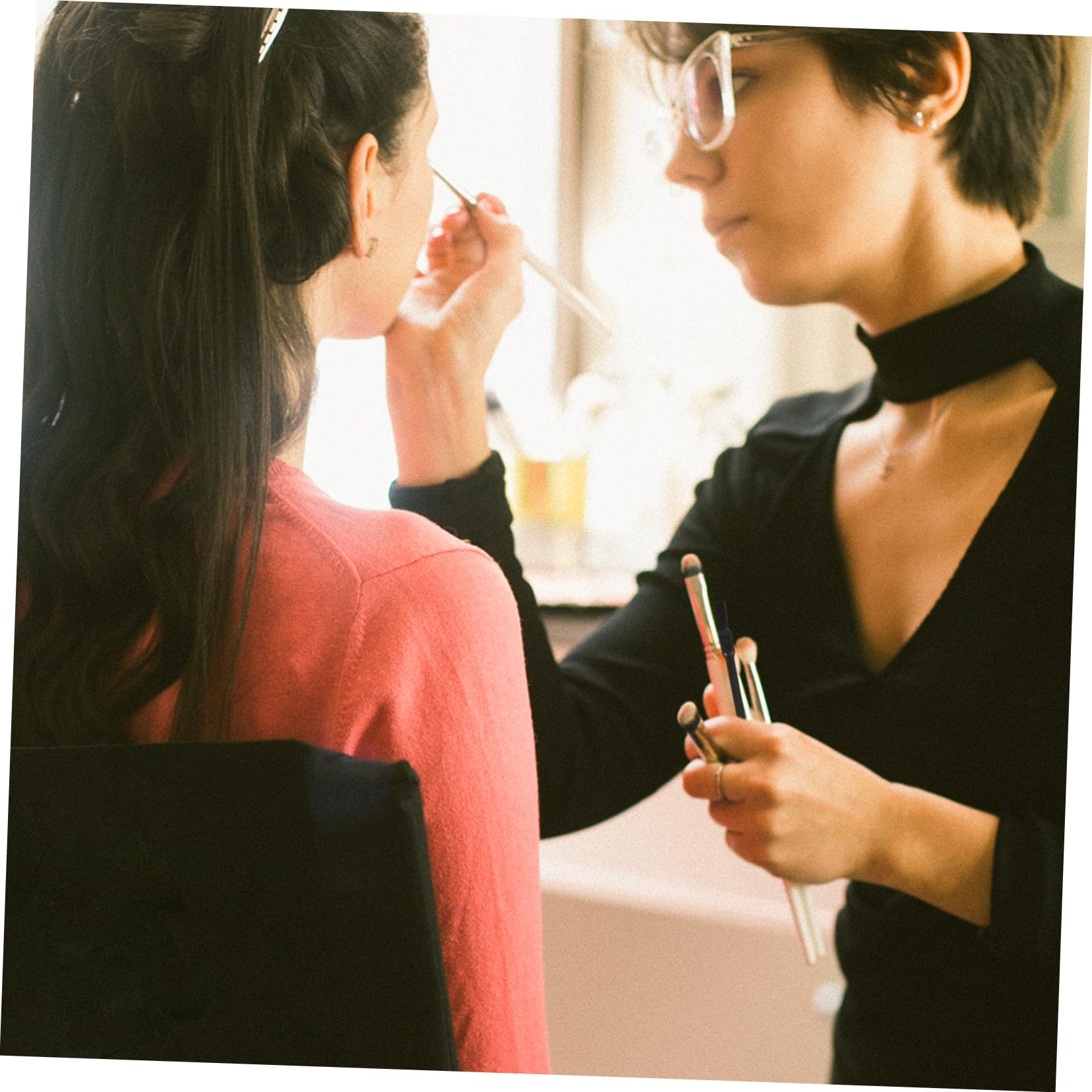 SOESFOUFU Lip Brush for Lipstick Lip Gloss 100pcs Pack for Home Professional Use