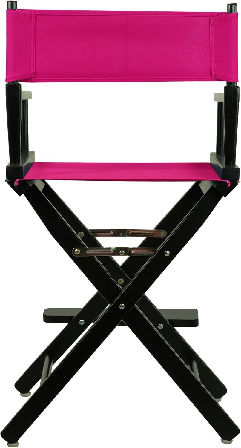 Casual Home 220-02/021-30 Director Chair 24" - Counter Height BlackFrame/Magenta Canvas