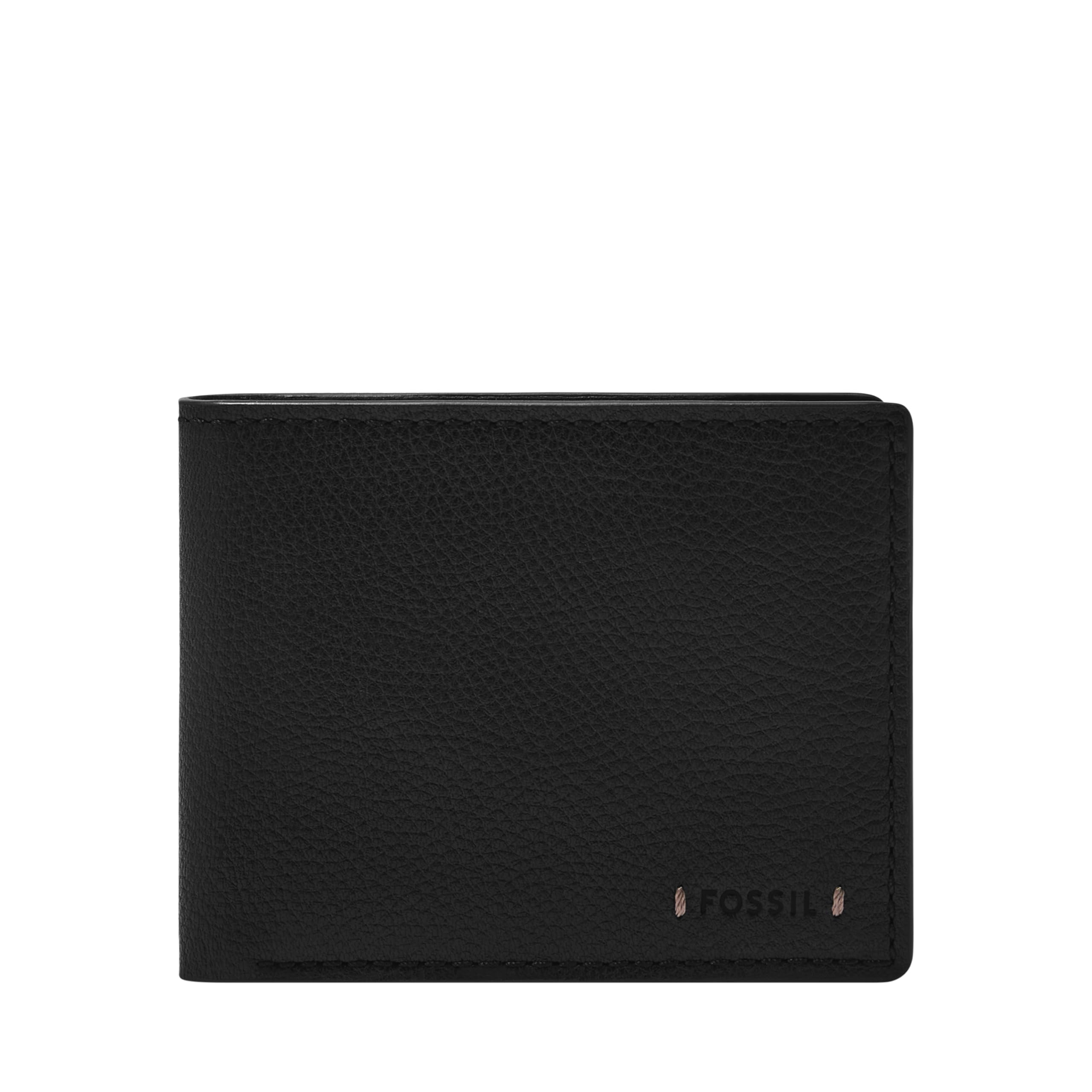 Fossil Men's Everett Leather Bifold with Flip ID Wallet