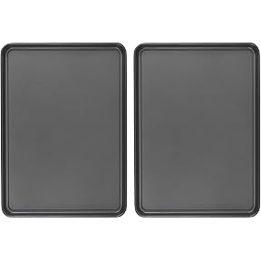 GoodCook AirPerfect Non-Stick Air Insulated 14” x 12” Cookie Sheet - Carbon Steel Cooking Pans, No Burn Insulation Bakeware, Cookie Sheets for Baking, Oven Pan Set