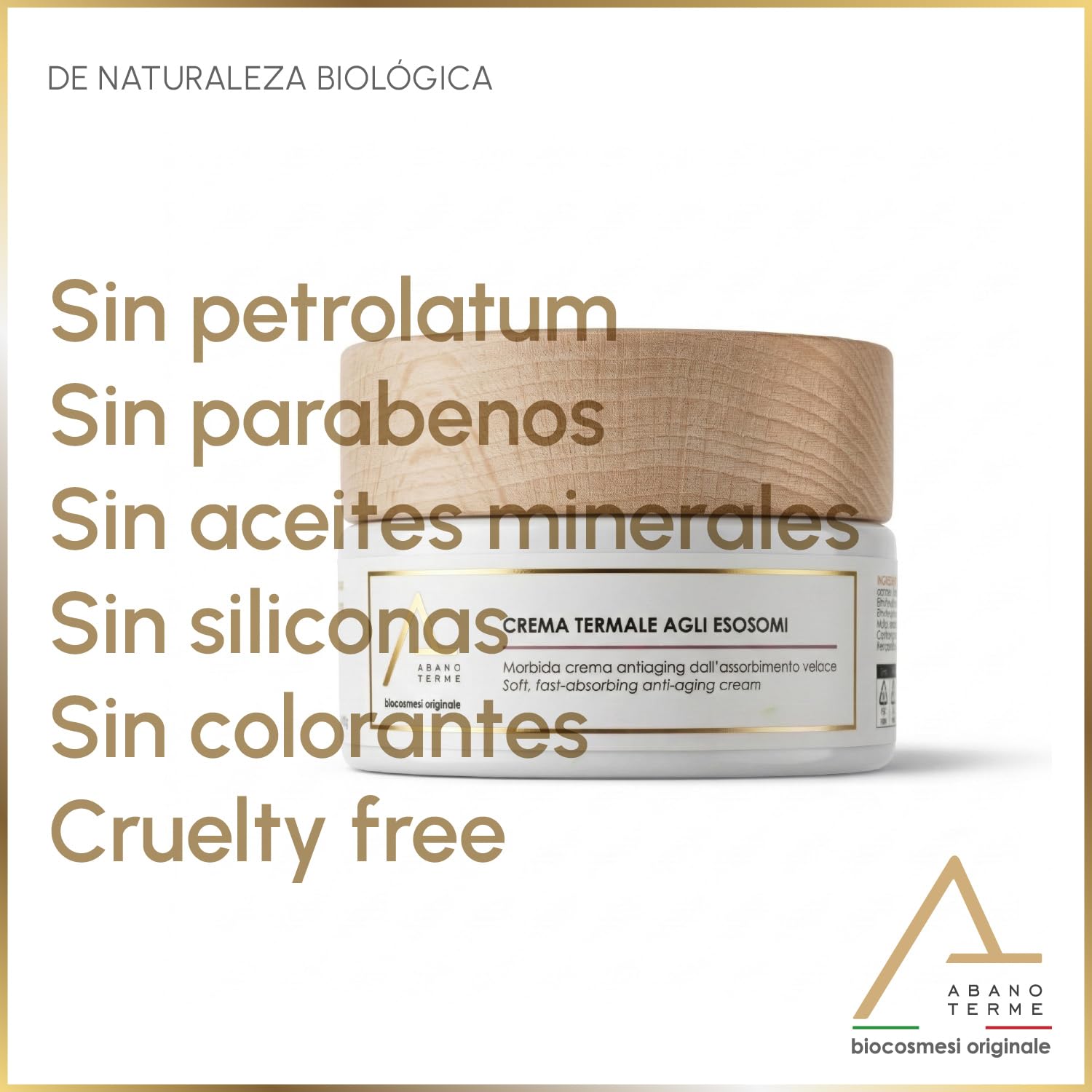 Crema Antiarrugas Mujer con Exosomas de Centella Asiática y Ácido Hialurónico 50 ml | Crema Hidratante Facial Mujer y Hombre | Cuidado Regenerador Día y Noche | Skin Care Made in Italy