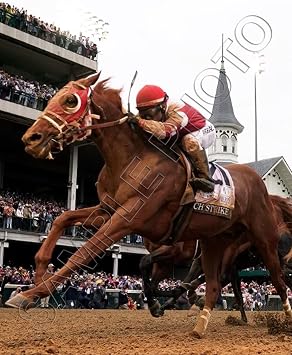 Rich Strike 2022 Kentucky Derby Winner Sonny Leon Up 8x10 Sports Photo
