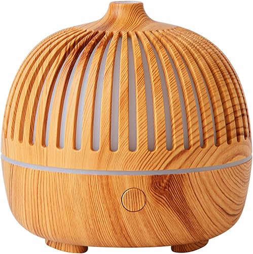 Miniatura 7 de Difusores pequeños de aceite esencial, mini difusor de 1.0 fl oz para aceites esenciales, difusores ultrasónicos de grano de madera, niebla fina,