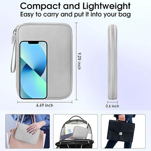 Vista 2 de Travel Essentials - Organizador electrónico de cables, bolsa de transporte, portátil, impermeable, de una sola capa, bolsa de almacenamiento