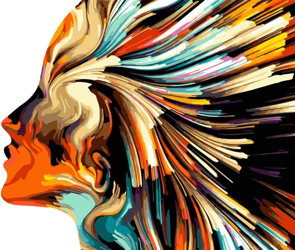 KOMI Paint by Numbers Kit for Adults Beginner and Kids, DIY