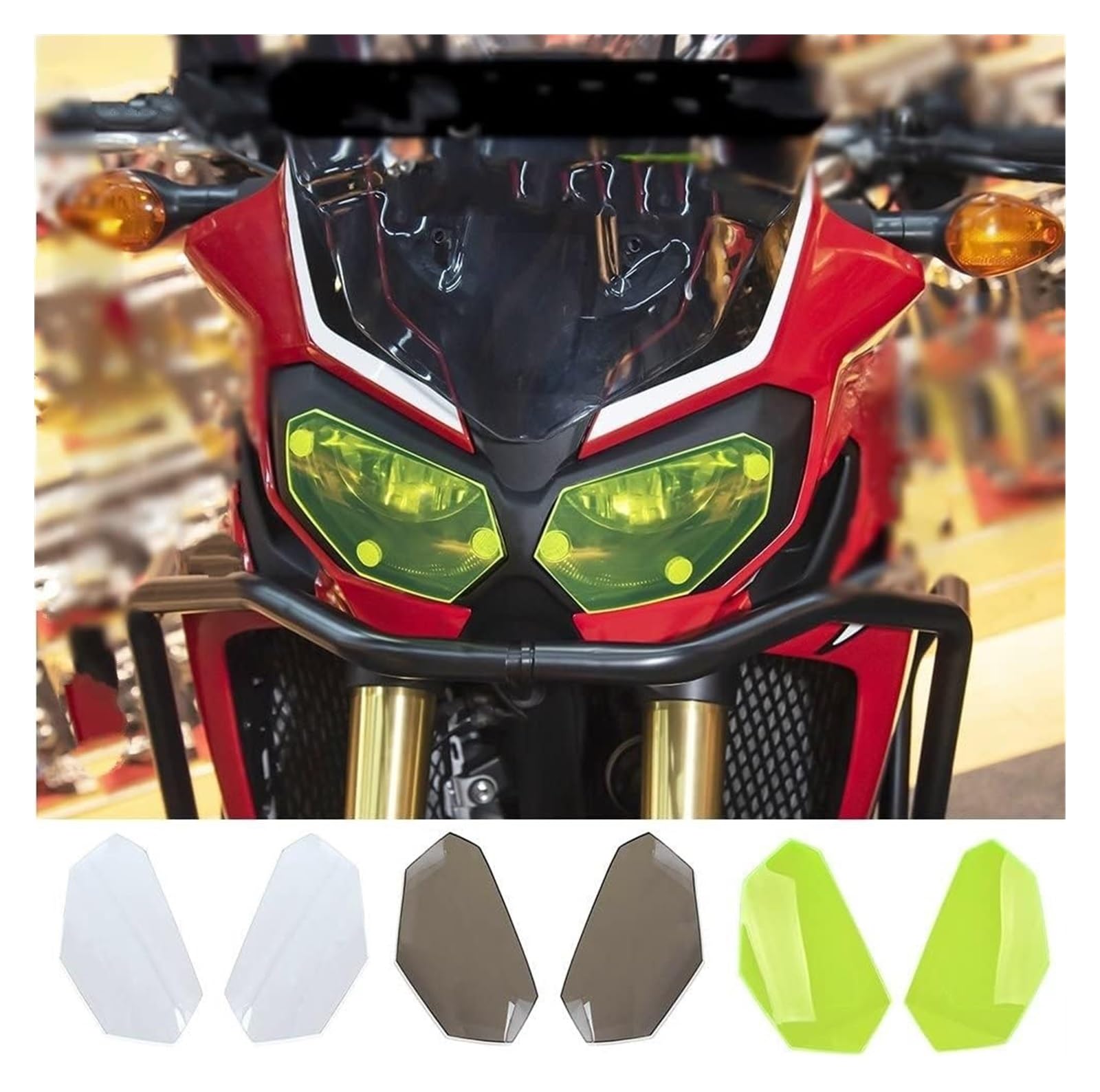 Amazon.co.jp: オートバイヘッドライトガード 用 CRF1000L 用 アフリカ