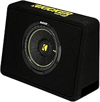 Vista 2 de KICKER TCWC104 CompC Subwoofer de 10" en carcasa de perfil delgado de 4 Ohm
