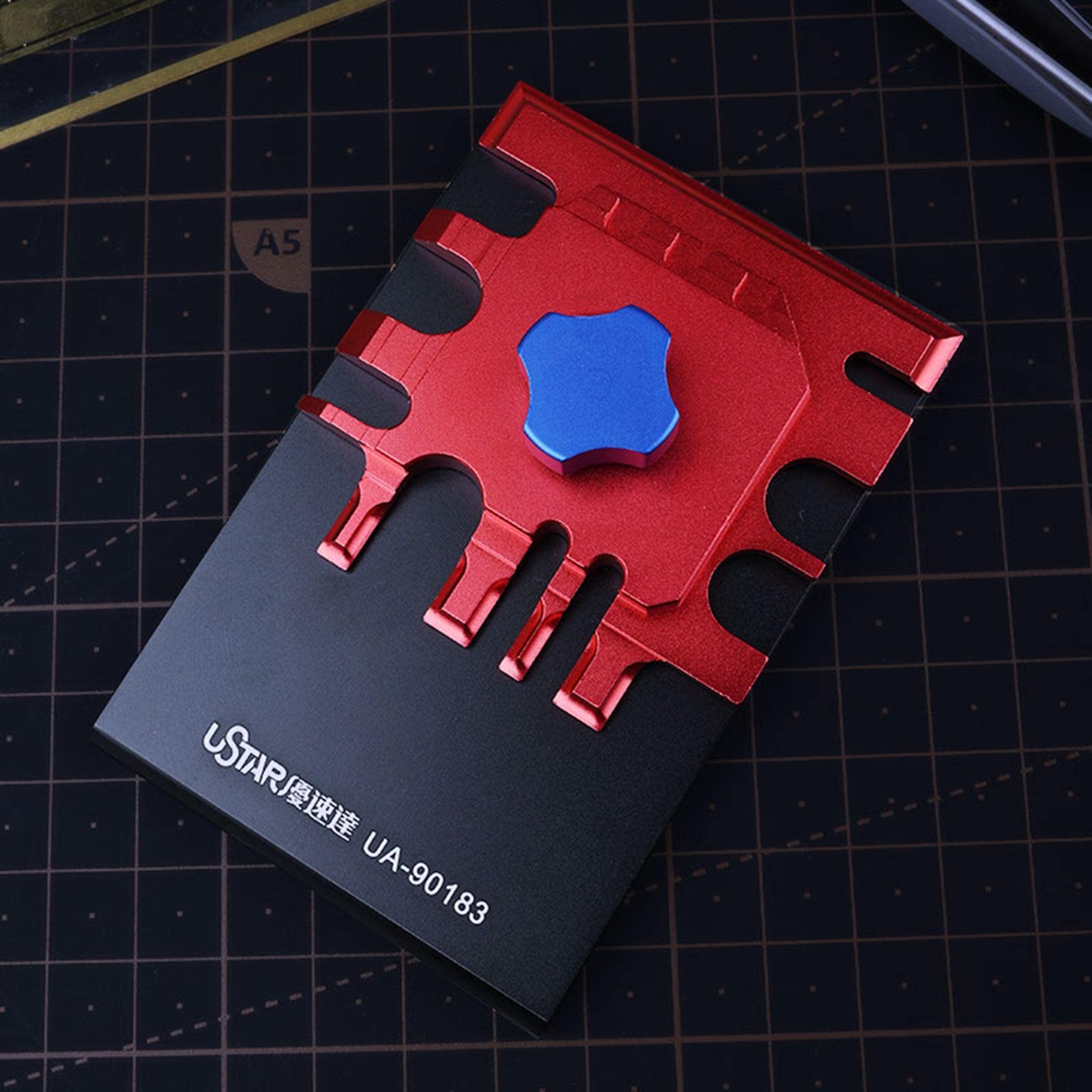 Metal Etching Sheet Bender Photo Etched Parts Assembly Tool 2.36x3.58 Inch