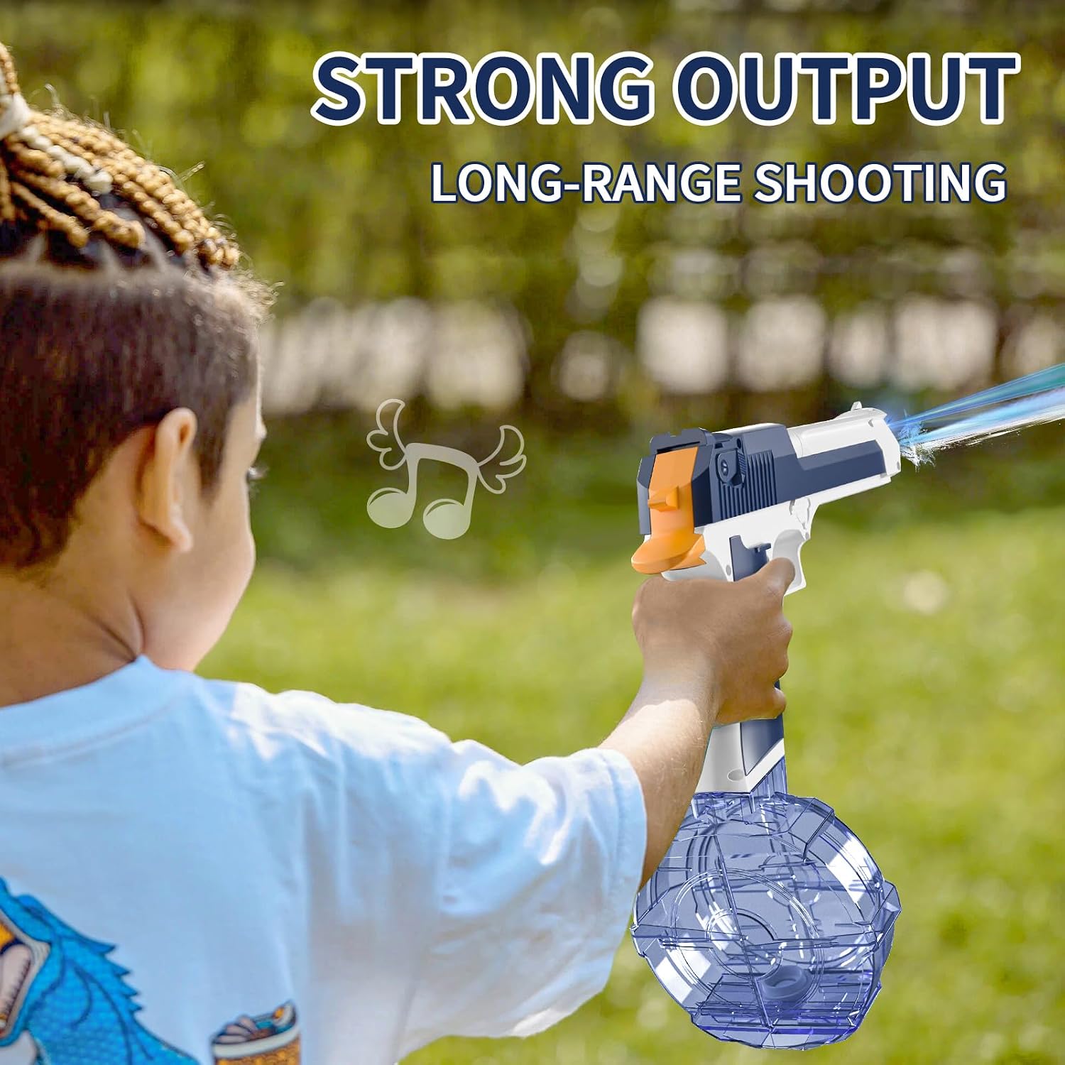 Electric Water Gun with Long Range,Automatic Squirt Gun for Kids and Adults, Long Distance Water Pistol for Pool Beach Outdoor Play