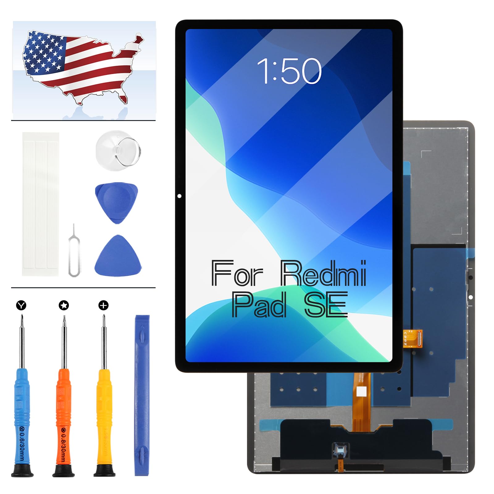 Screen Replacement for Xiaomi Redmi Pad SE LCD Screen for Xiaomi Remdi Pad 2 2nd Gen 11.0
