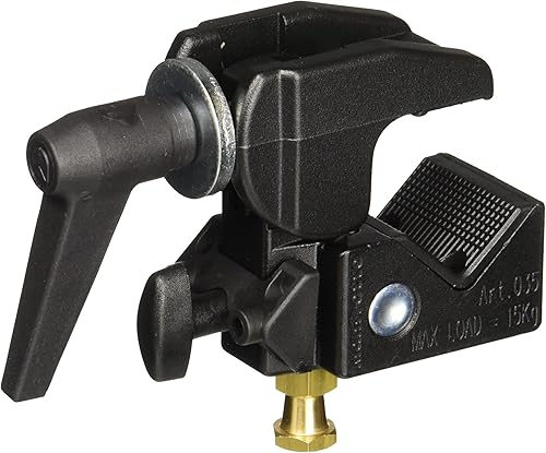 Miniatura 3 de Manfrotto 035RL Super Clamp con 2908 Perno Estándar - Sustituye 2900 - Negro