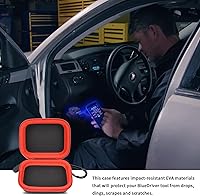Vista 6 de Funda de transporte mini para coche y auto compatible con BlueDriver Bluetooth Pro OBDII OBD2 Herramienta de escaneo para monitor de iPhone