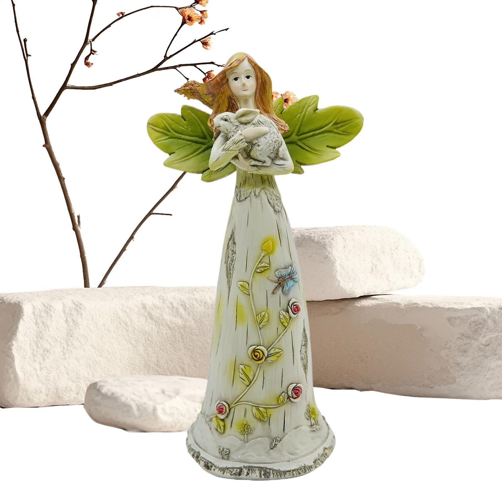 Statue de fée de collection et sculpture en résine décorative maison