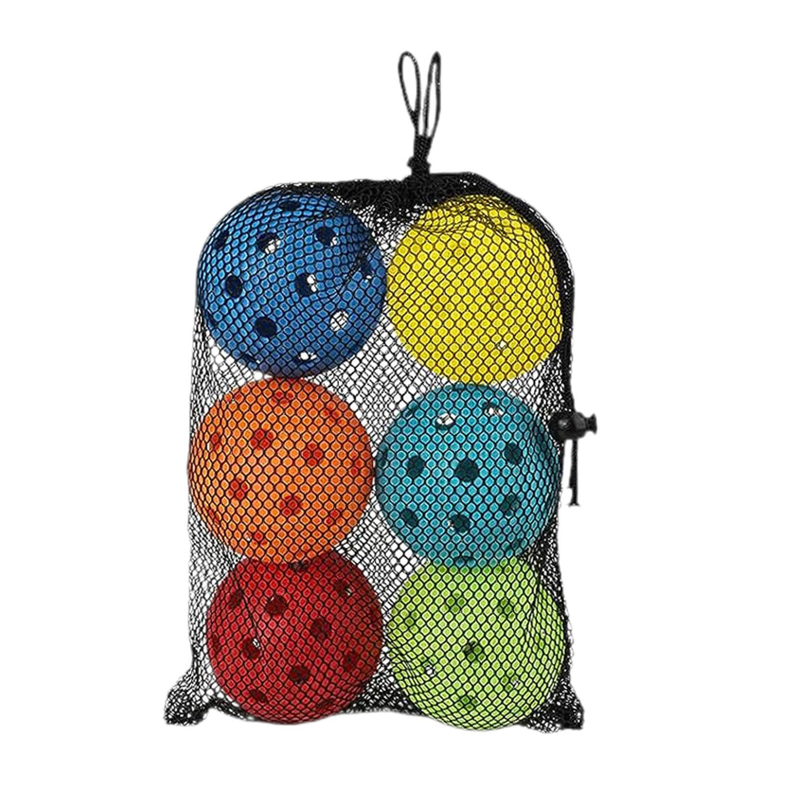 ATORSE 6X Pickleball Balls 40 Holes Pickle Balls for Tournament Play Indoor Outdoor with Bag|Sporting Goods|Tennis & Racquet Sports|Tennis|Balls-image-3