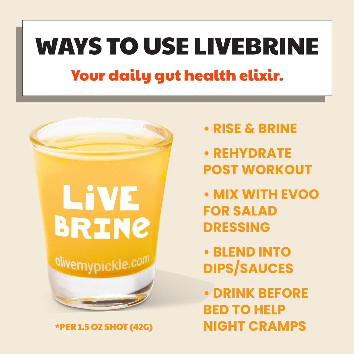 Olive My Pickle Probiotic Pickle Juice - 117 Ounces | 6 Pack Bundle of LiveBrine Aji Amarillo & Mango Pickle Juice with Natural Probiotics and Digestive Enzymes for Gut Health - 78 Pickle Shots