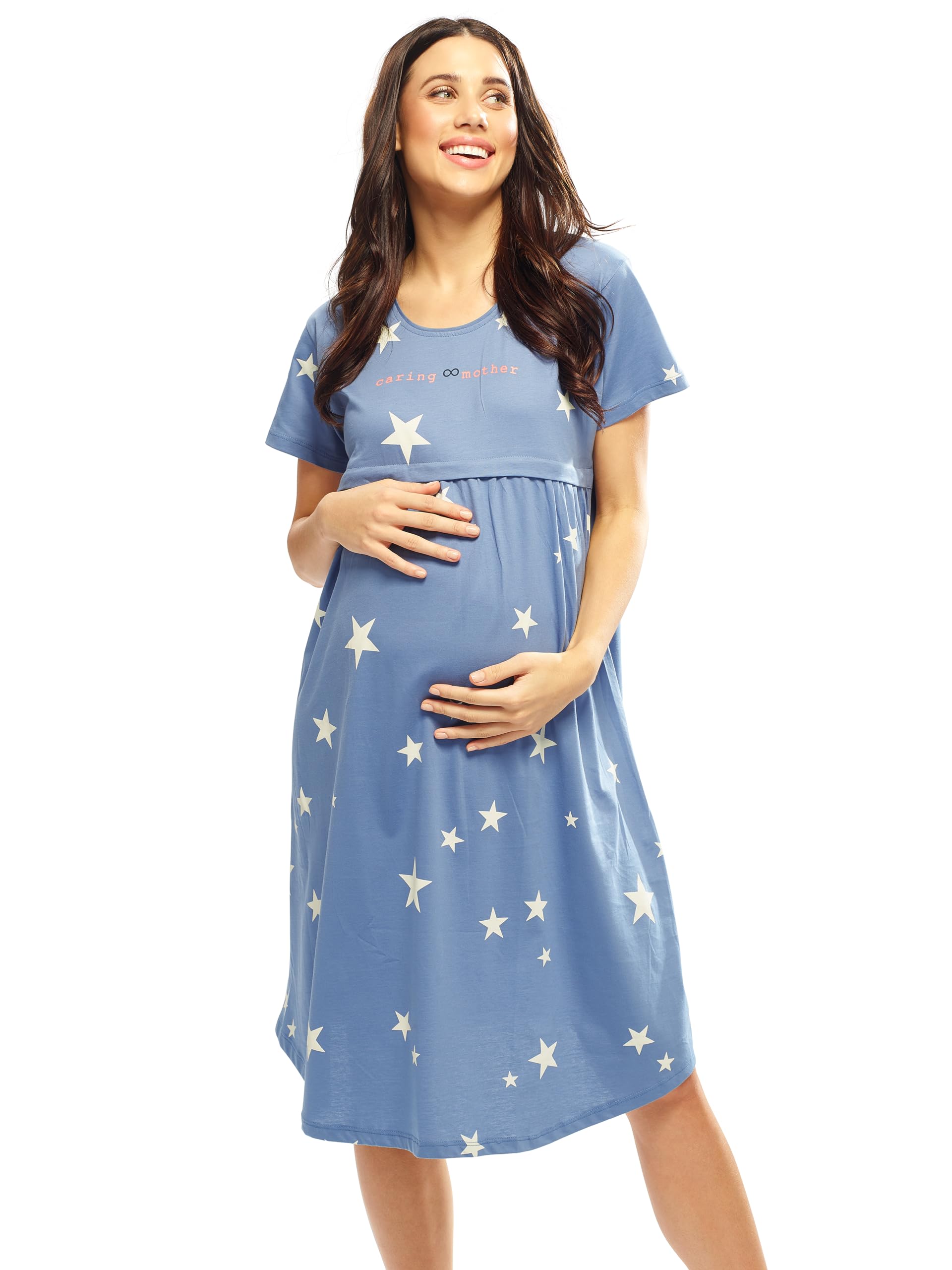 lotik Women's Cotton Maternity Night Suit set-picture-42