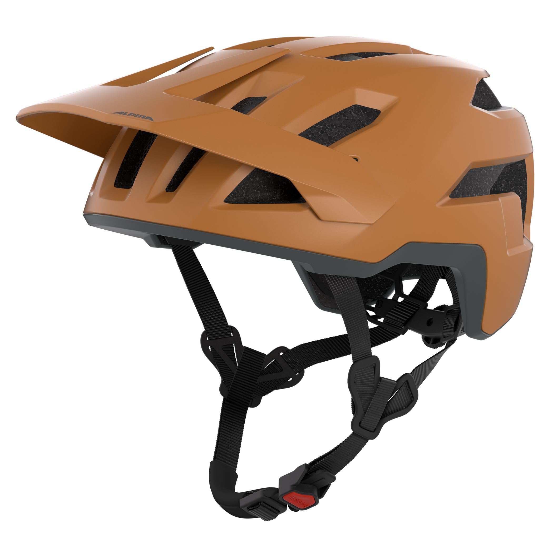 ALPINA TAUNUS – Casco da bici leggero, protezione profonda su tempie e parte posteriore della testa, grande sistema di ventilazione, rete anti-insetti integrata e vano portaocchiali