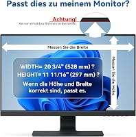 IPROKKO 23.8" Monitor Adatvédelmi Fólia 16:9 Kékfény Szűrő Tükröződésmentes 4