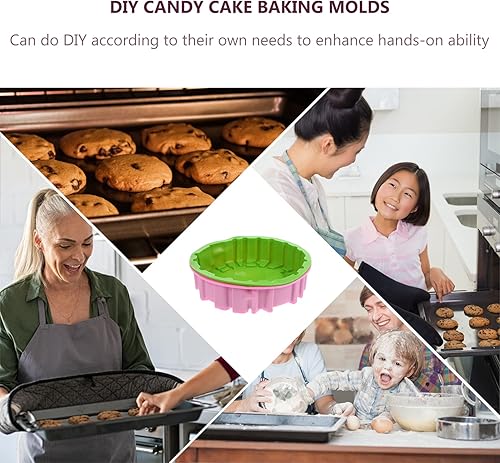 Miniatura 2 de DECHOUS 6 moldes para hornear de cumpleaños, molde de resina para pastel de cumpleaños, moldes para hornear pasteles de cumpleaños, molde para