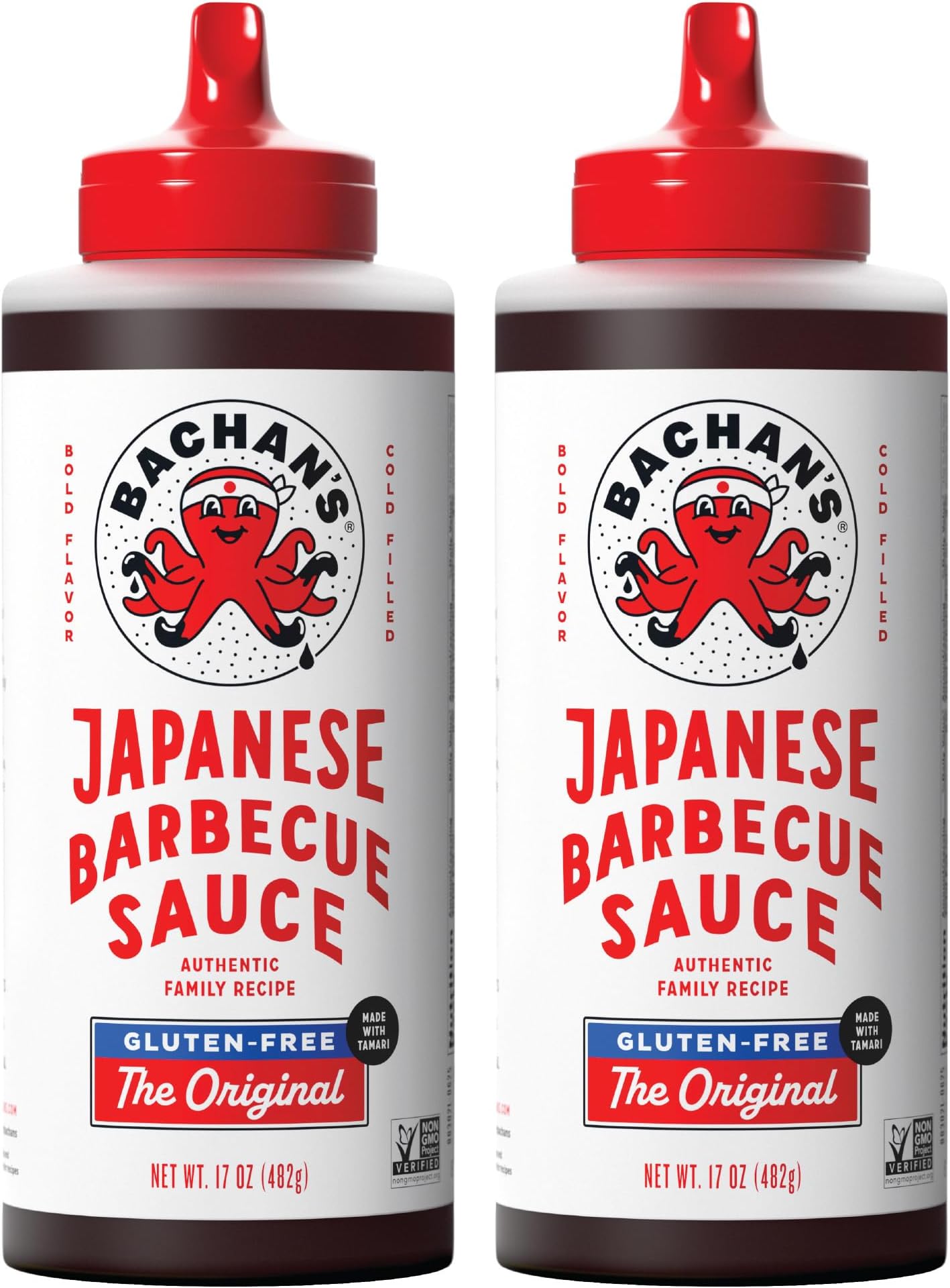 Bachan's - Gluten Free Original Japanese Barbecue Sauce 2 Pack, Small Batch, Non GMO, No Preservatives, Vegan and BPA free. Condiment for Wings, Chicken, Beef, Pork, Seafood, Noodle Recipes, and More