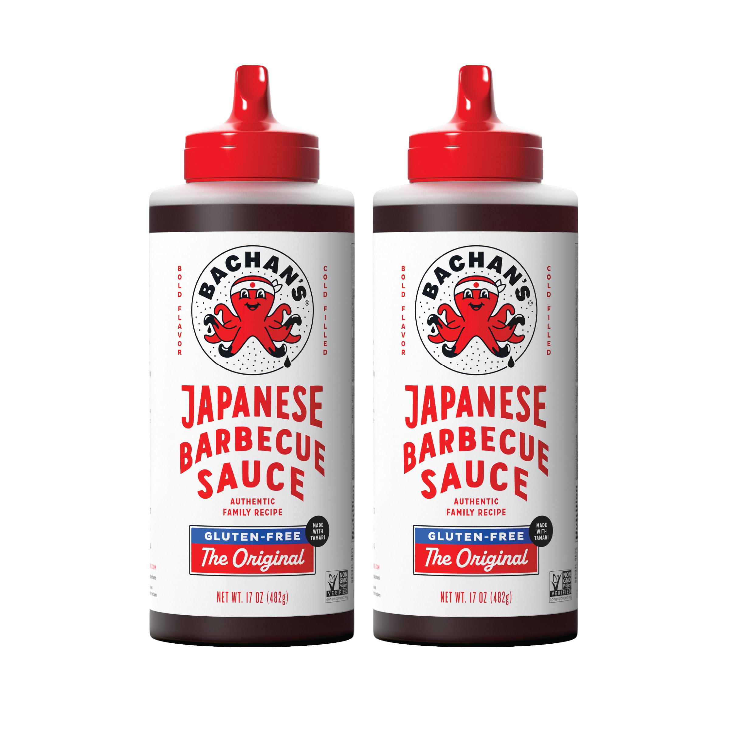 Bachan's - Gluten Free Original Japanese Barbecue Sauce 2 Pack, Small Batch, Non GMO, No Preservatives, Vegan and BPA free. Condiment for Wings, Chicken, Beef, Pork, Seafood, Noodle Recipes, and More