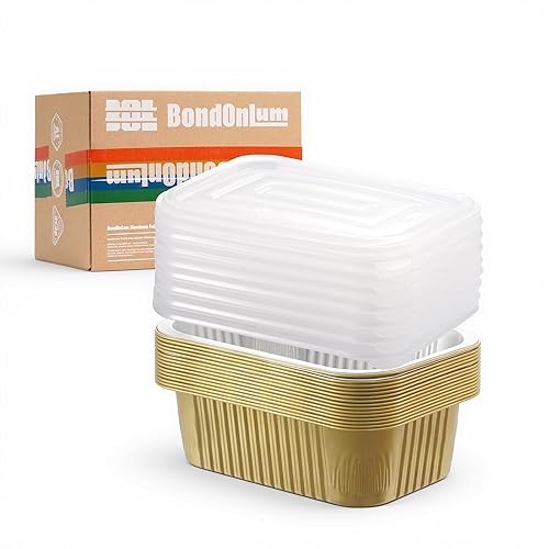 Aluminum Foil Pan with Lids,Heavy Duty Aluminum Pan, Disposable Aluminum